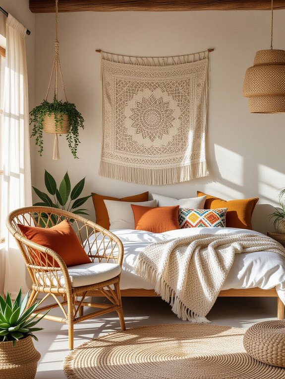 eclectic vibrant cozy retreat