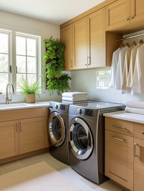 eco friendly laundry room designs