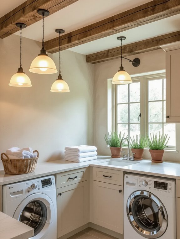 effective laundry room lighting