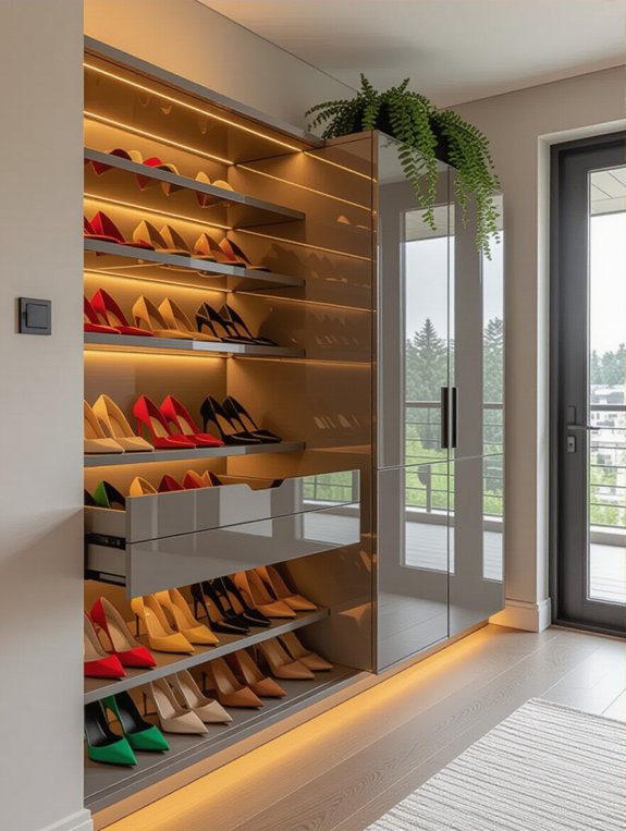 efficient footwear organization system