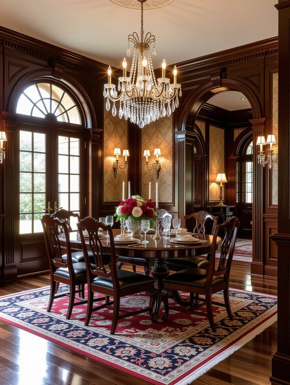 elegant dark wood elegance