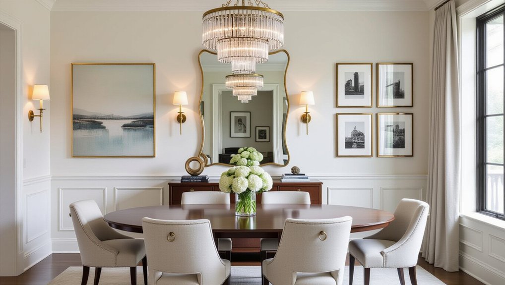 elegant dining room decor