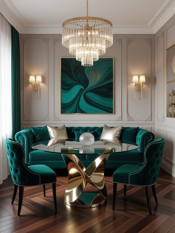 elegant dining room decor