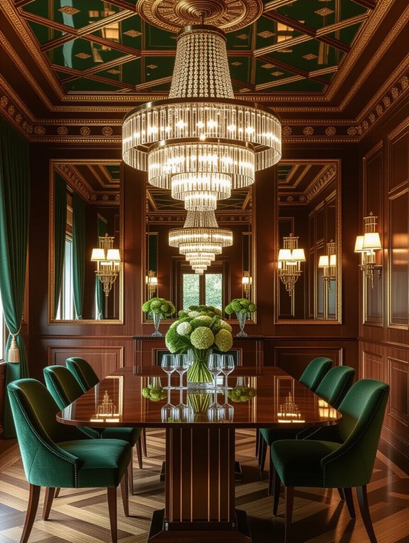 elegant geometric chandelier designs