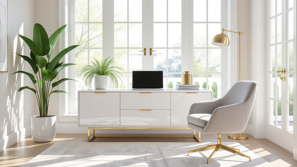 elegant home office cabinets