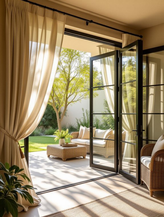 elegant indoor outdoor transition