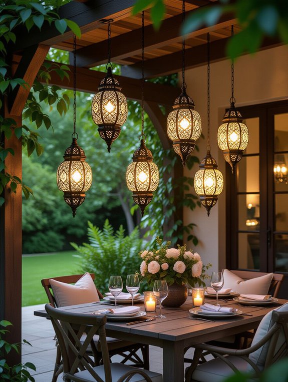 elegant lanterns for atmosphere