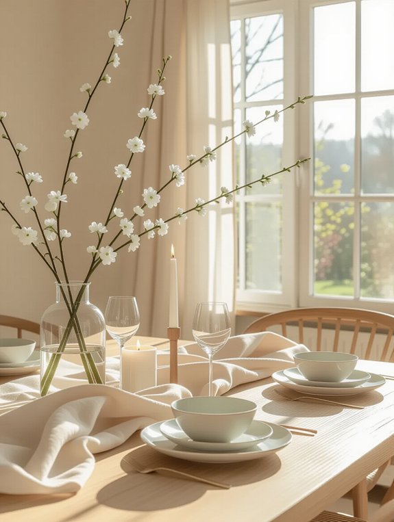 elegant minimalist table designs