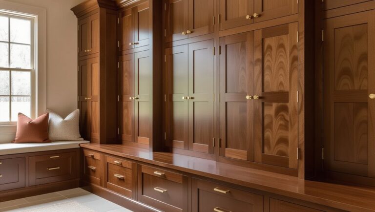 elegant mudroom cabinet designs