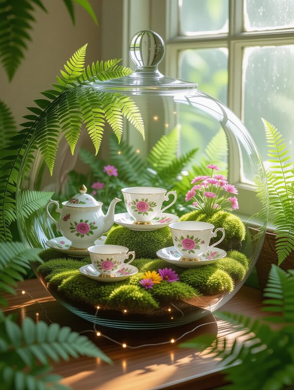 elegant nature inspired centerpieces