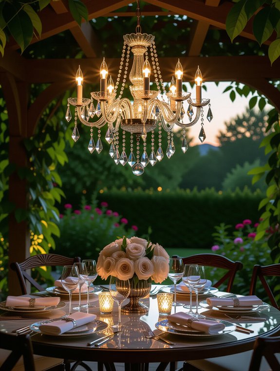 elegant outdoor dining experience