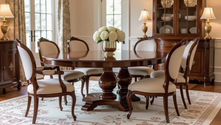 elegant wood dining tables