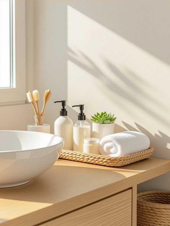 elevate bathroom decor stylishly