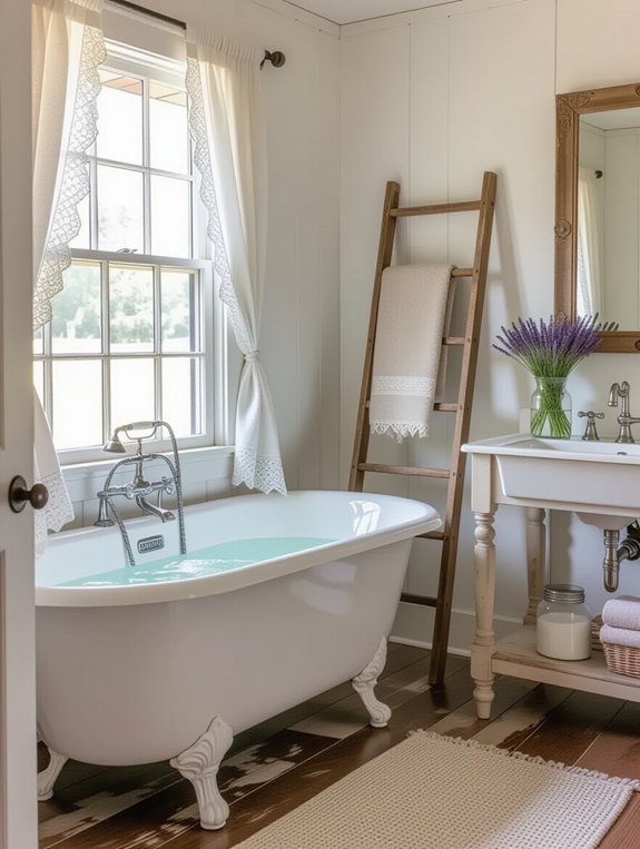 elevate bathroom with antiques