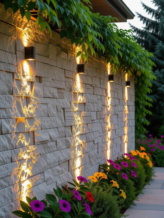 enchanting illuminated garden retreat