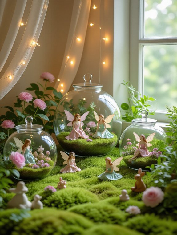 enchanting miniature garden display