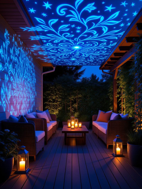 enchanting outdoor projector lights