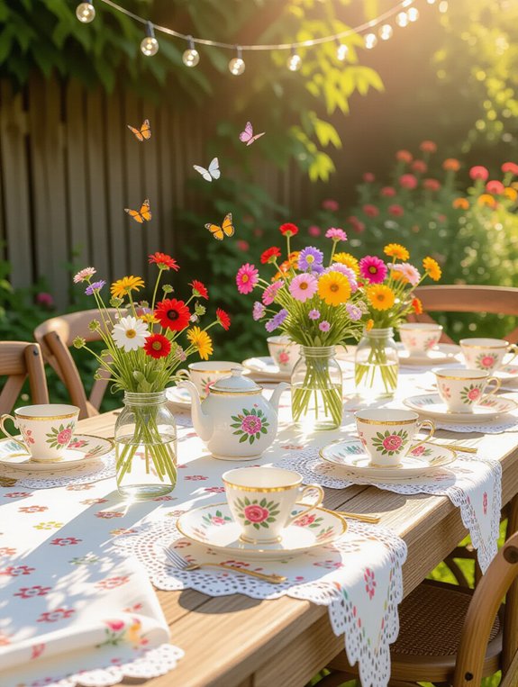 enchanting tea party tablecloths