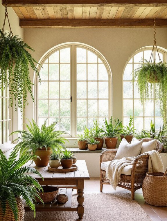 enhance atmosphere with plants