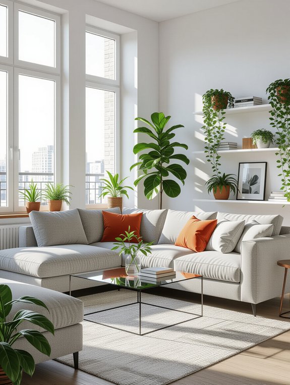 enhance atmosphere with plants