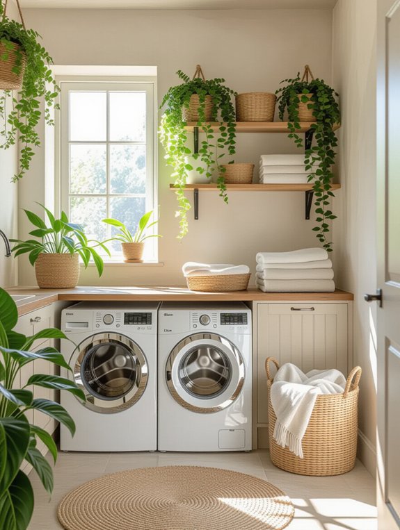 enhance laundry with plants