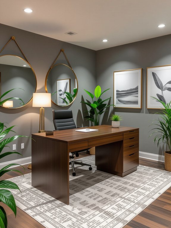 enhance light with mirrors