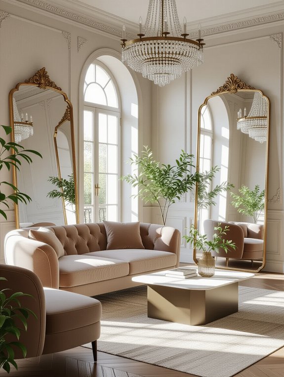 enhance space with mirrors