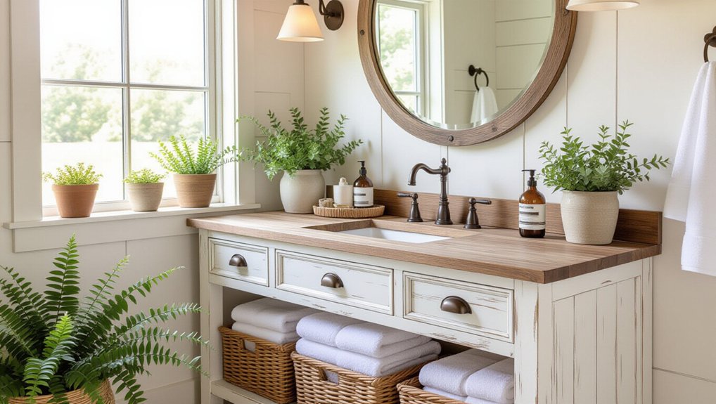 farmhouse bathroom vanity inspiration