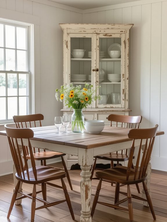 farmhouse hutch for display