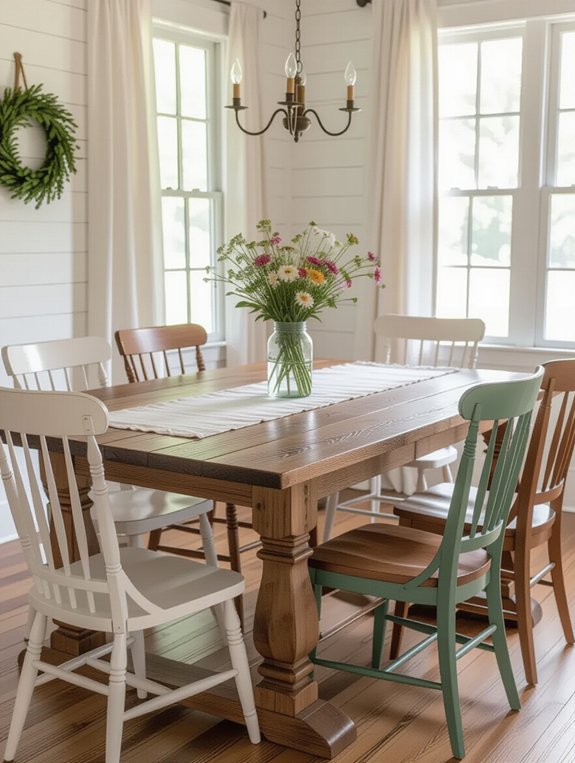 farmhouse style dining table upgrade