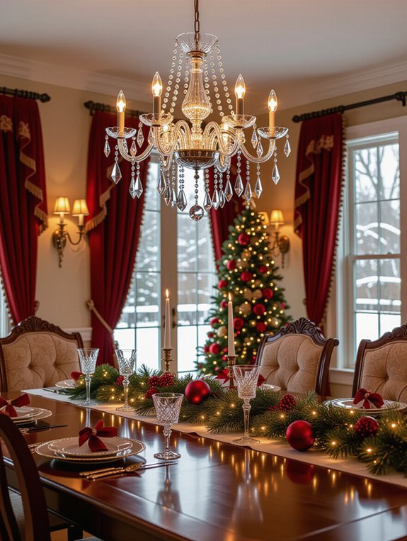 festive chandelier decor ideas