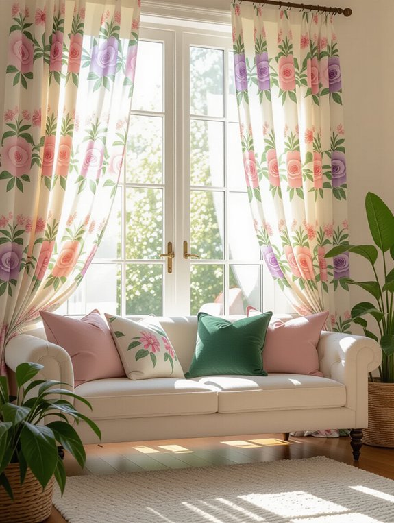 floral patterns for liveliness