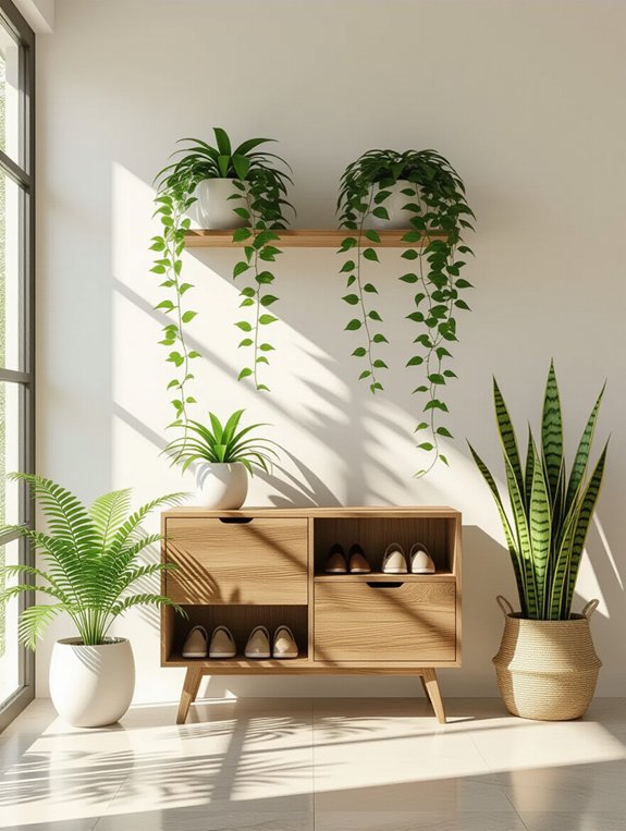 foyer plant integration ideas