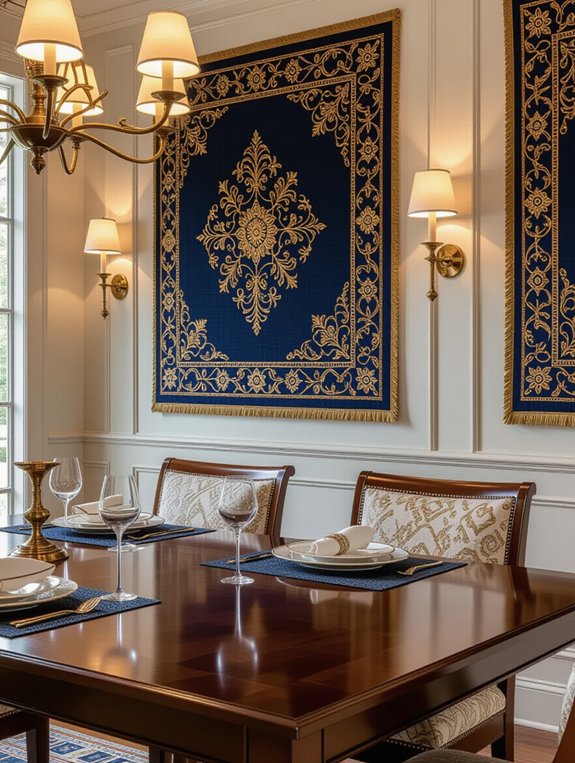 framing textiles enhances decor