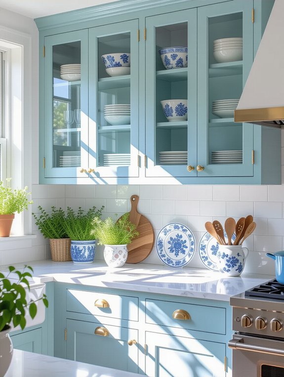 fresh airy kitchen design