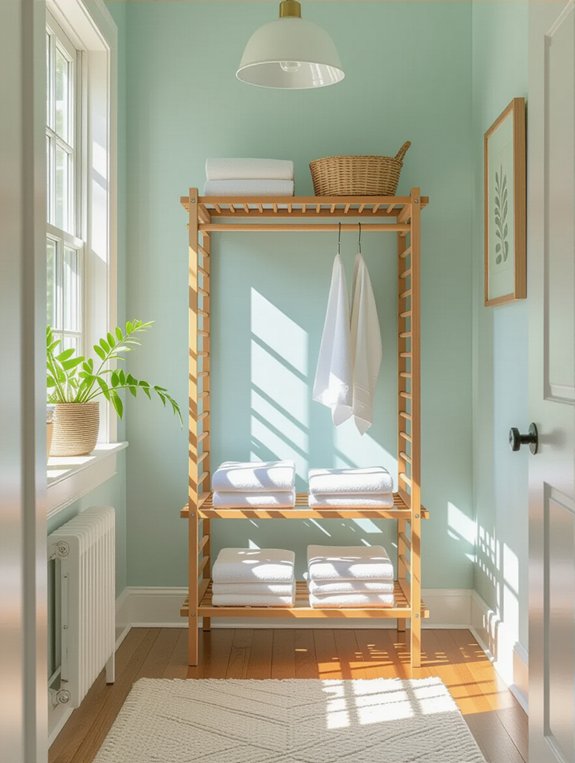 functional and stylish drying rack