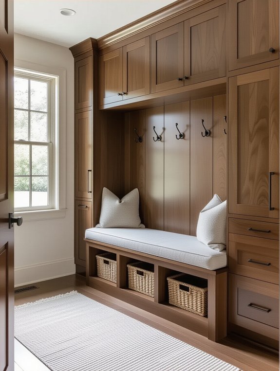 functional bench with storage