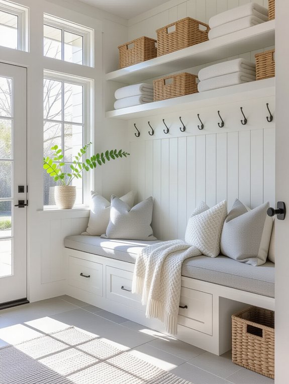 functional built in bench solution