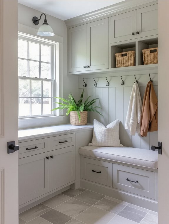 functional laundry closet design
