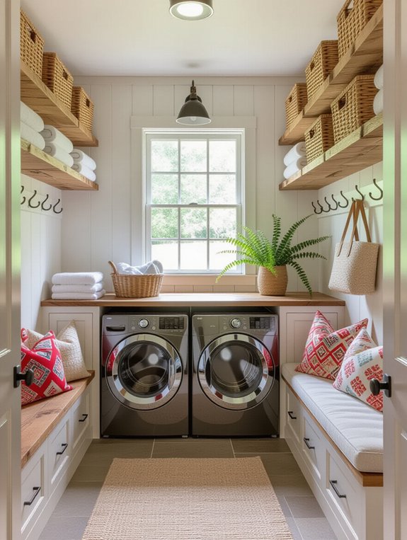 functional mudroom laundry design