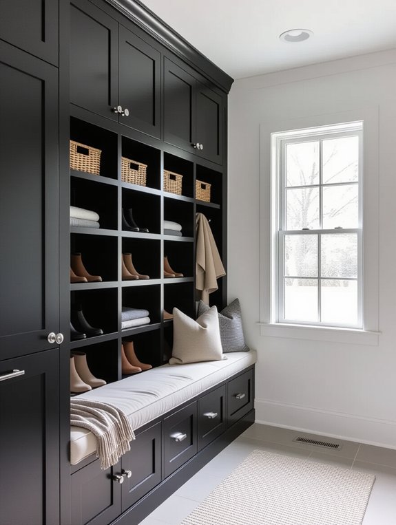 functional mudroom storage solutions