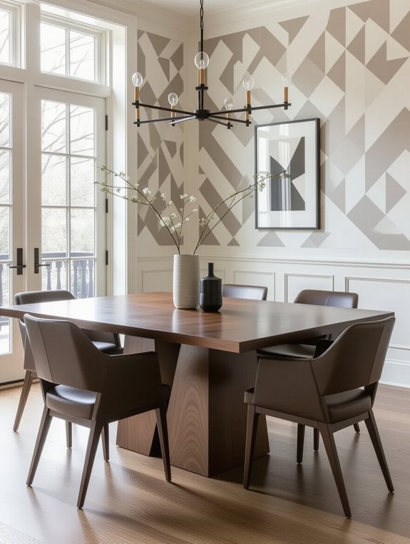 geometric dining table designs
