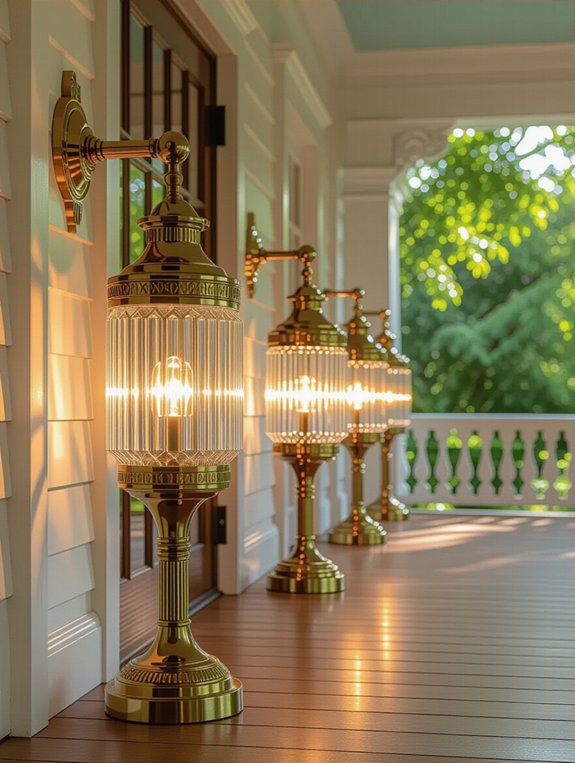 glamorous art deco lighting