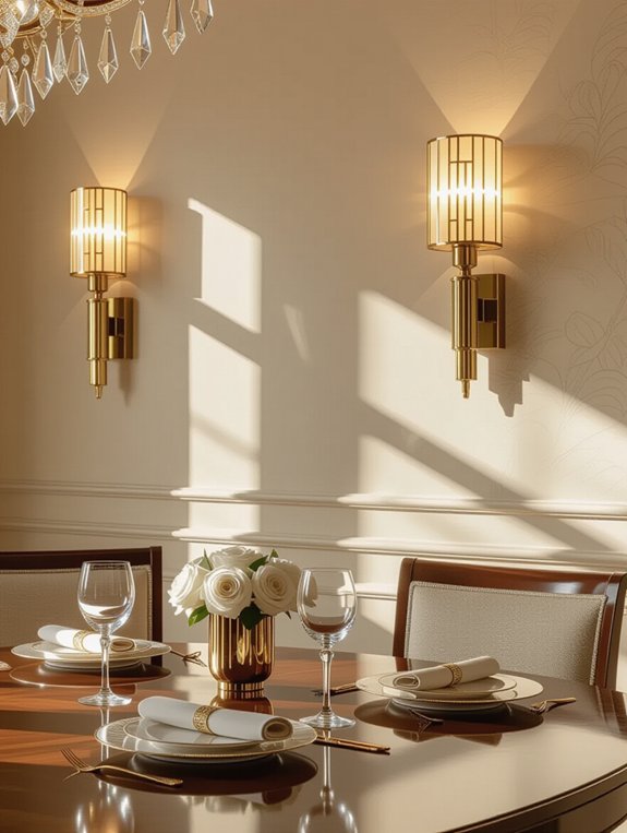 glamorous geometric lighting fixtures