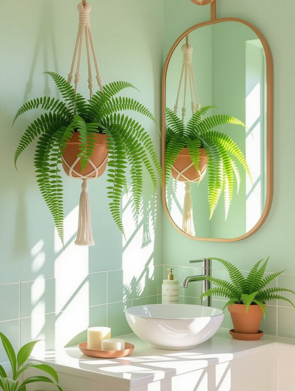 hanging planters for bathrooms