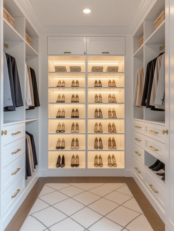 hidden shoe storage solutions