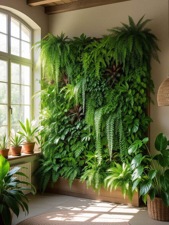 indoor eco friendly plant wall