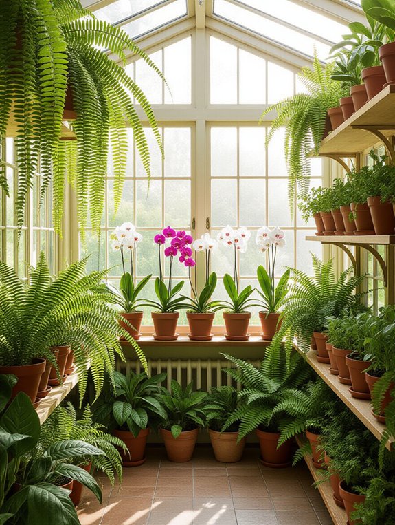 indoor greenhouse plant cabinet