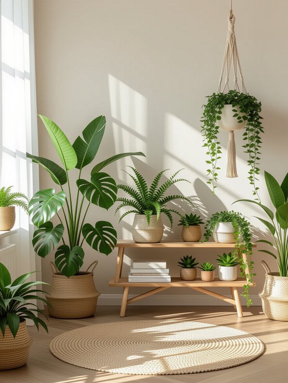indoor plants enhance atmosphere