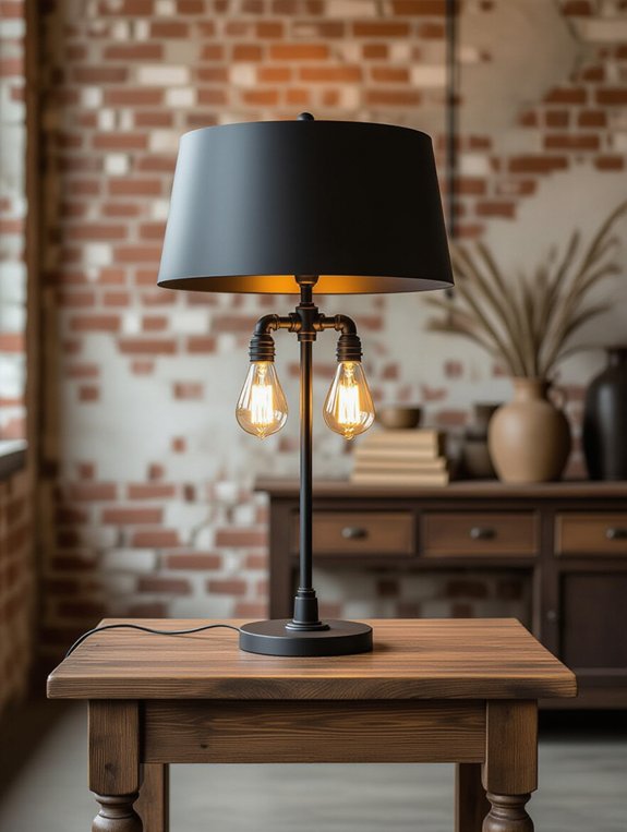 industrial chic table lamp